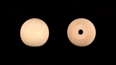 1" Wood Ball Knob