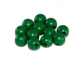 5/16" (8MM) Green Bead - 7/64" Hole Diameter