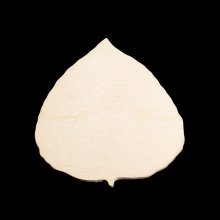 Aspen Leaf Cutout - Hand Cut Plywood