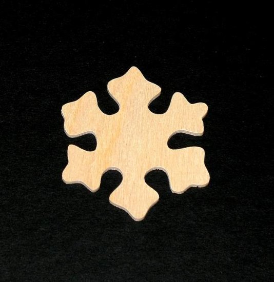 Snowflake - Hand Cut Plywood