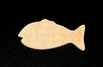 Fish Cutout - Hand Cut Plywood