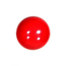 1-3/4" Red Painted Wood Ball