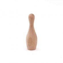 Small Wood Bowling Pin - 15/16" Diameter x 3" Tall