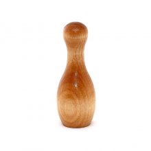 Varnished Wood Bowling Pin - 1-1/2" Diameter x 3-15/16" Tall