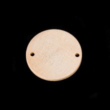 1-1/2" Dia. x 1/8" Thick Disc with a pair of 1/8" Holes