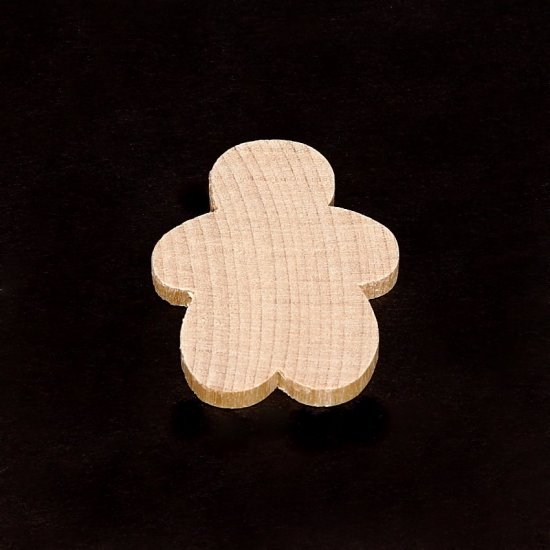 Gingerbread Baby Cutout 1-5/8" Wide x 1-3/4" Tall x 3/16" Thick