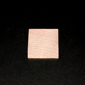 1" x 1/4" Thick Wooden Squares