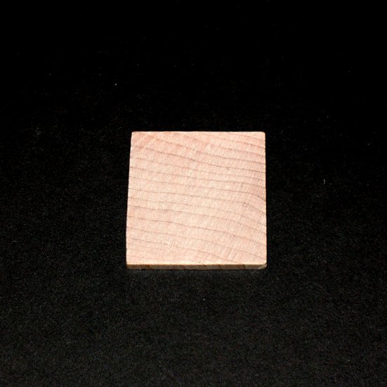1" x 1/4" Thick Wooden Squares
