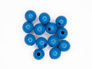 5/16" (8MM) Blue Bead - 7/64" Hole Diameter