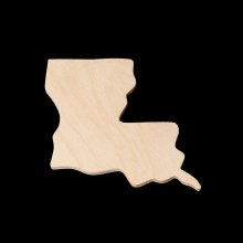 Louisiana Cutout - Hand Cut Plywood (Special Order)