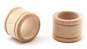 Wood Colonial Style Napkin Ring