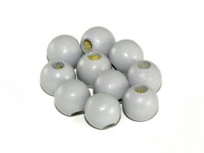 3/8" (10MM) Gray Beads - 5/32" Hole Diameter