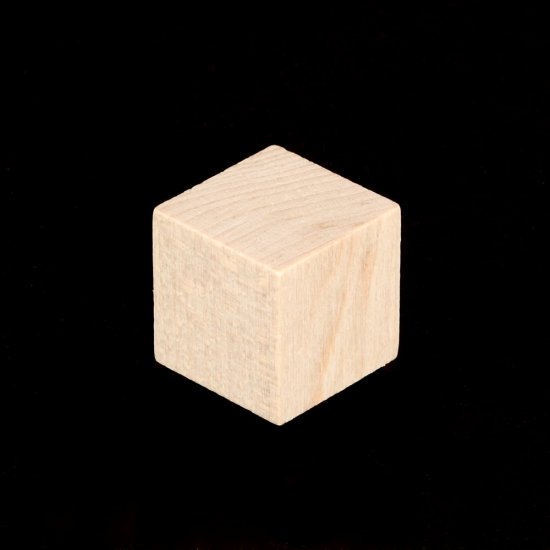 3/4" Wooden Block Cube *Imported*