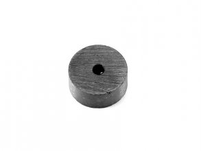 Ceramic Magnet Dot With a 1/16" Hole (Great for Toy Trains!)