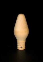 Drilled Large Christmas Light Bulb - 7/8" Diameter x 2-1/8" Tall