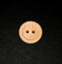 3/4" Diameter Wood Clothes Button