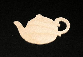 Teapot Cutout - Hand Cut Plywood