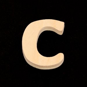 "C" Letter - 1-1/2" Tall x 3/16" Thick