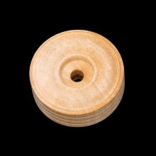 1-3/4" x 5/8" Wood Toy Wheel with Treads - Imported