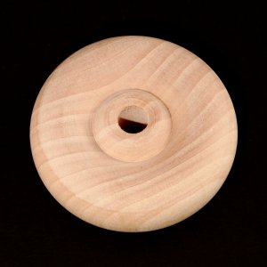 2-1/2" Large Faced Wood Toy Wheel