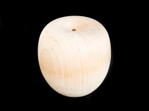 Premium Wood Large Apple - 2-1/2" Diameter x 2-1/2" Tall